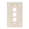 Leviton Number of Gangs: 1 High-Impact Plastic, Light Almond 42080-3TS